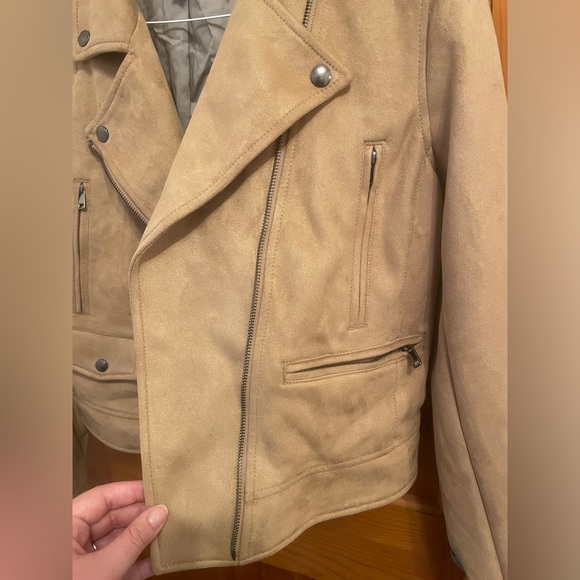 Banana Republic Vegan Suede Moto Jacket - Picture 4 of 7